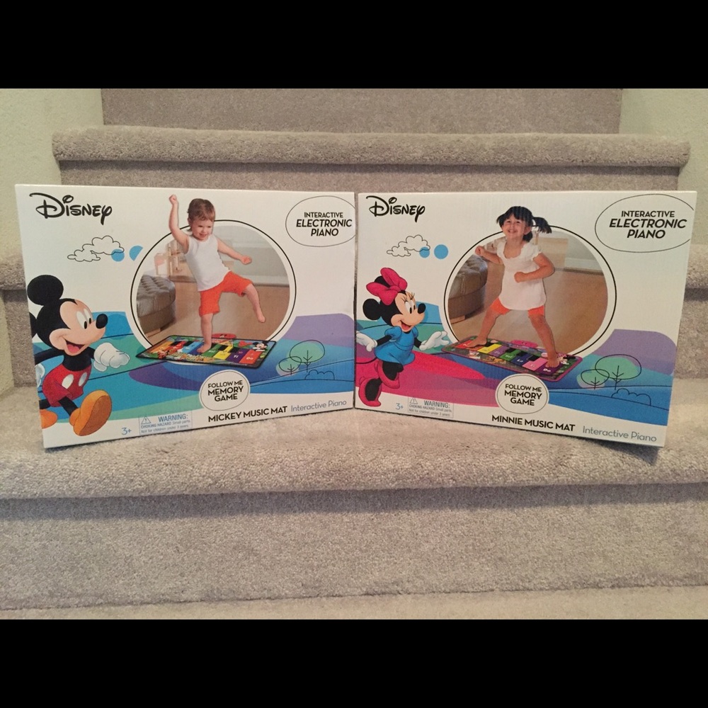 Mickey or Minnie Piano Mat